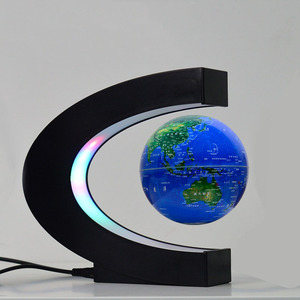 2025 New KRC Multicolor Light <strong>Globe</strong> C Shape Magnetic Levitating Floating <strong>Globe</strong> Anti Gravity <strong>Globe</strong>
