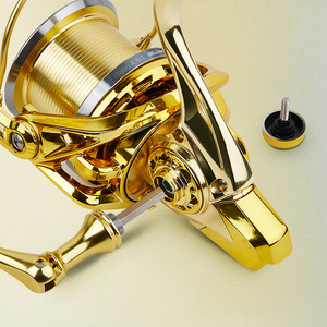 Wunderbare Direktverkäufe ab Werk Maßgefertigte Vollmetall-Spinnrollen 4,8:1 Übersetzungsverhältnis 20kg Max Bremskraft Links/Rechts Griff Weitwurf - Product Image 2