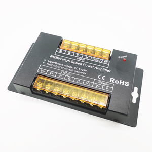 DC5-24V 4 * 8aアイアンシェルpwm4チャンネルrgbw高速パワーリピーター信号増幅器コントローラーLEDストリップ用 - Product Image 2
