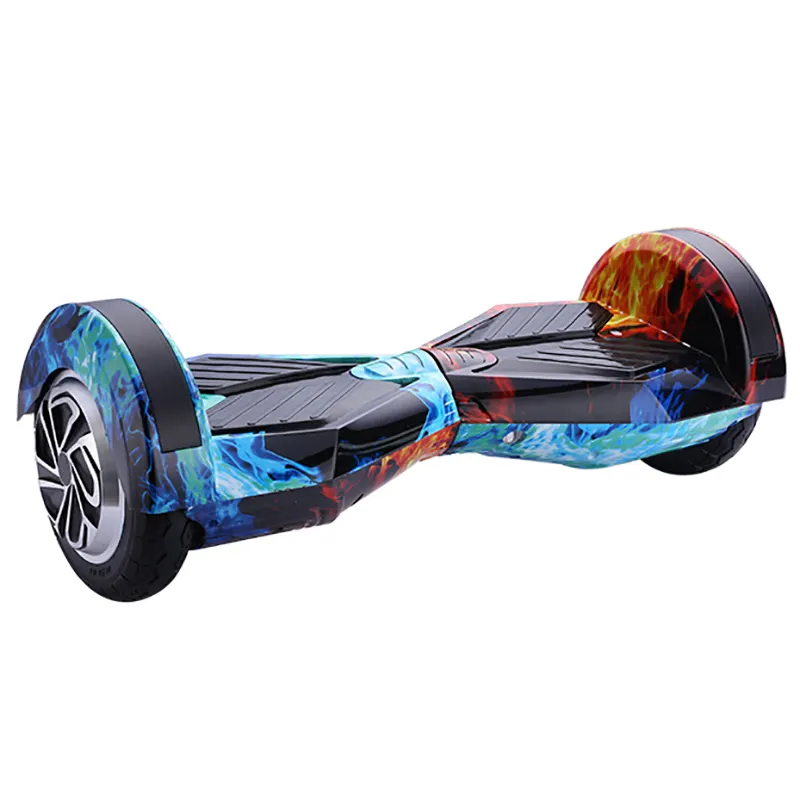 Hoverboard de doble motor de 250w, patinete eléctrico de equilibrio con luz LED, rueda de potencia de 8 pulgadas
