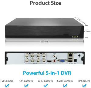 โมดูล DVR อัจฉริยะ H.265การเล่นขั้นสูง XVR 1080P 16CH 32CH 4K แบบสแตนด์อโลน - Product Image 2