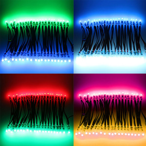 Рождественский Открытый водонепроницаемый адресуемых DC 12V 12 мм DMX512 Rgb пикселей узел СВЕТОДИОДНЫЙ модуль Led пиксель света строка