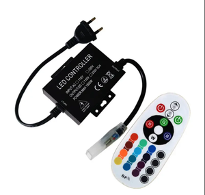 RF 24 ключа Rgb светодиодный контроллер программируемый AC230V пульт дистанционного RGB светодиодный контроллер для высокого напряжения гибкий RGB полосы света - Product Image 1