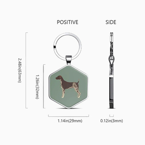 Bán buôn tùy chỉnh Pet thẻ thép không gỉ QR mã thủ công kim loại hình dạng khác nhau in ấn tùy chỉnh Pet <span class=keywords><strong>Dog</strong></span> Tag cho bán - Product Image 2