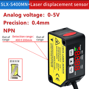 <strong>Laser</strong> Distance <strong>Sensor</strong> 600mm SLX-S400MN Displacement <strong>Sensor</strong> 0.4MM Detection Accuracy NPN PNP NC/NO <strong>Analog</strong> <strong>Sensor</strong> for Positioning - Product Image 3