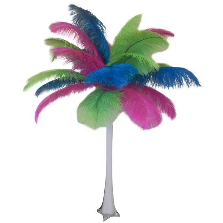 Plumas de avestruz de alta calidad, plumas para decoraciones de fiesta de boda, venta al por mayor