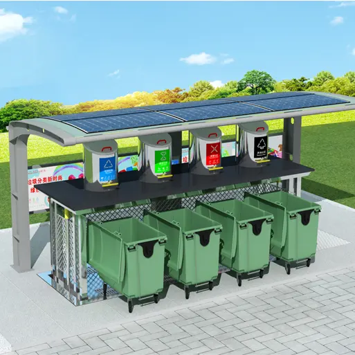 أنظمة سلة النفايات ذات السعة العالية لنقطة التجميع علب فرز النفايات الأرضية والحاويات تحت الأرض