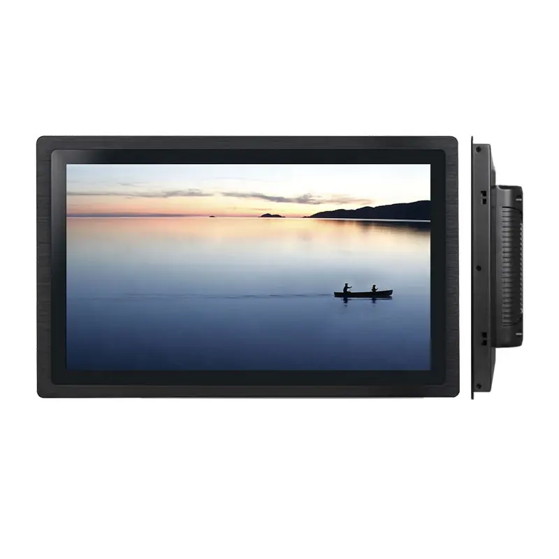 1000Nits Open Frame Ip67 Ingebed Touchscreen Monitor Pc Outdoor Zonlicht Leesbaar Lcd Waterdichte Marine Industriële Monitoren