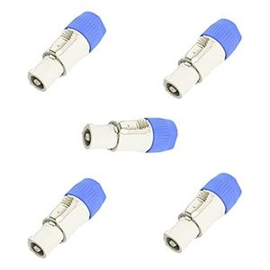 Powercon Connector <strong>Input</strong> <strong>and</strong> <strong>Output</strong> Set Suitable for Nac3fca Powercon Power Connector Plug Blue Color - Product Image 1