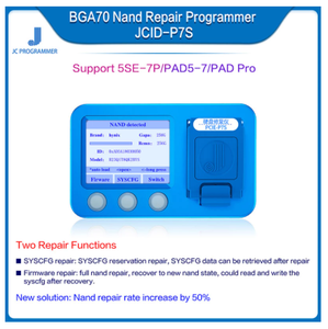 Programador JCID JC P7S BGA70 NAND para iPhone 5se 6 6P 7 7 plus para iPad 5 6 7 para iPad Pro Firmware reparación NAND escritura - Product Image 3
