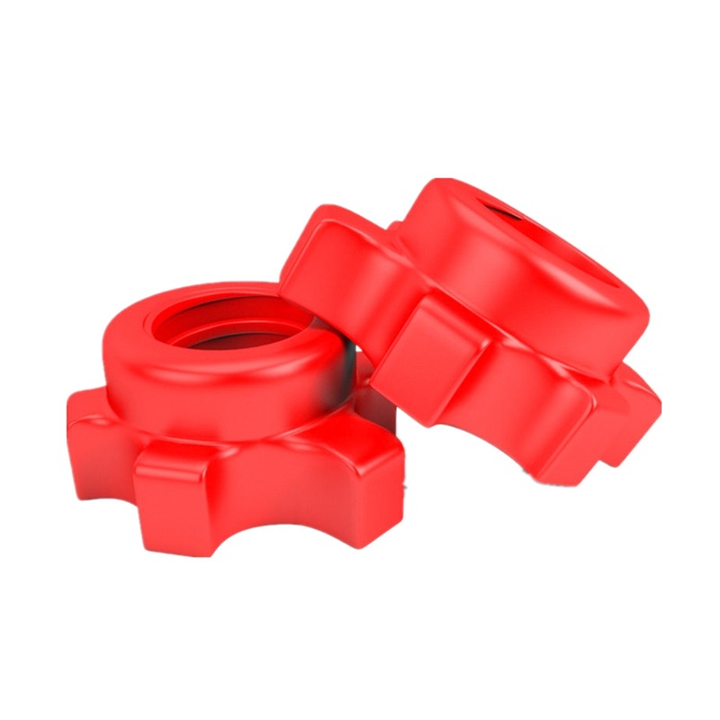 Écrou en pvc rouge