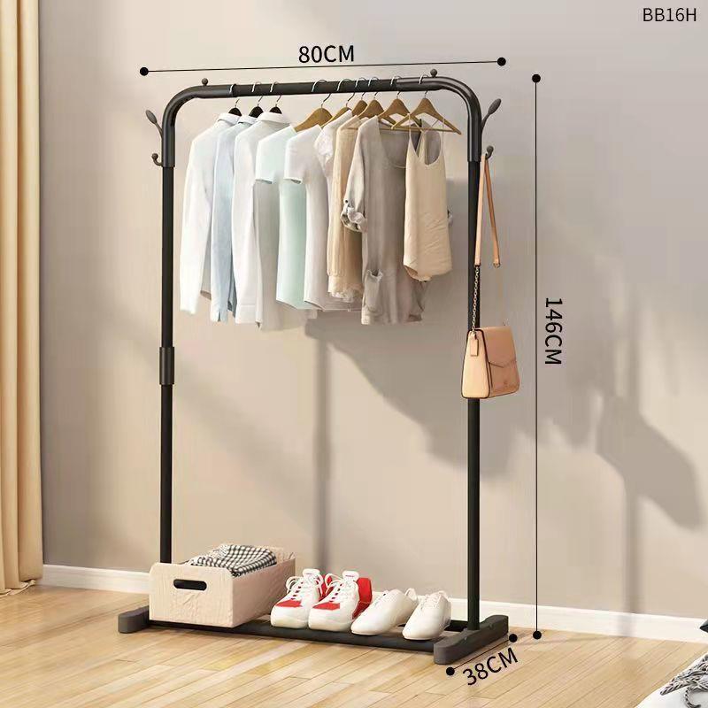 82cm - Flat bottom - Storage - Black