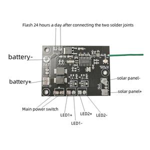 Solar Lamp Circuit <strong>Control</strong> Board 6V/7.4V/11.1V Wireless Synchronous Traffic Solar Yellow Flashing Lamp <strong>Control</strong> Module