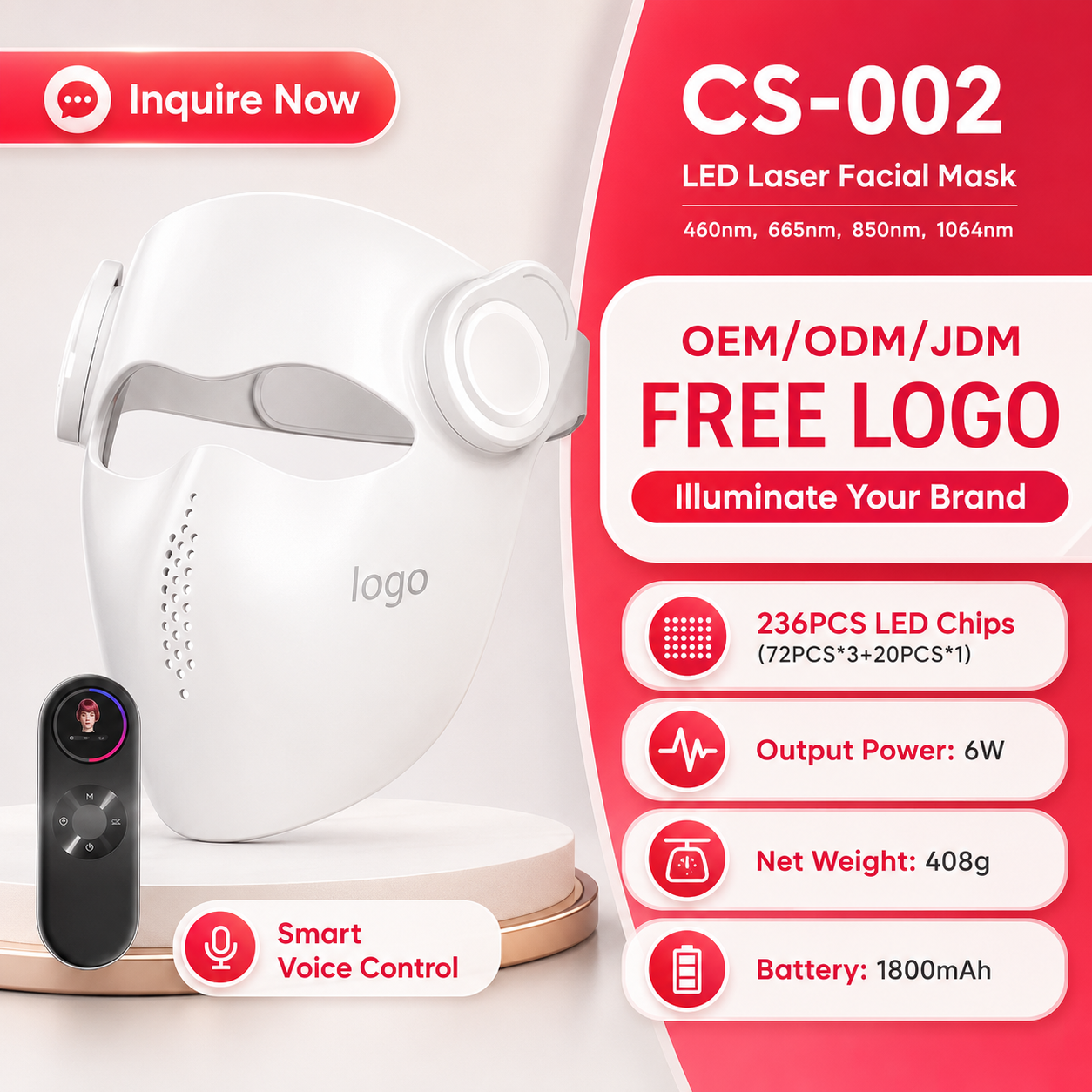 5D Mask White