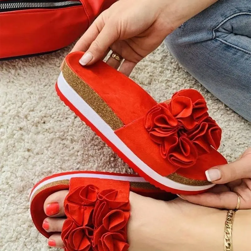 Sandalias con logotipo personalizado para mujer, zapatos de plataforma descalzos a la moda para exteriores, venta al por mayor