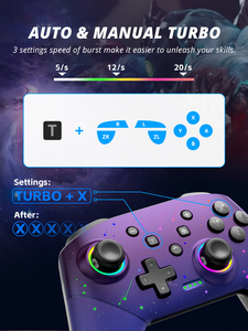 PC <strong>Wireless</strong> <strong>Game</strong> <strong>Controller</strong> Vibrating Adjustable <strong>Game</strong> <strong>Controller</strong> With Vibrating Turbo Adjustable <strong>Controller</strong> BT Links - Product Image 3