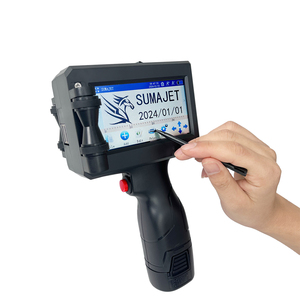 Mini stampante portatile a getto d'inchiostro macchina per pistola portatile per 600dpi manuale per stampa flessibile-date di scadenza codifica Batch QR Coder Bar Tin