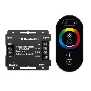 ワイヤレスタッチLEDネオンロープライトRGBコントローラ無線周波数433Mhz RF 20mリモコン576WスマートRGBW LEDストリップディマー - Product Image 5