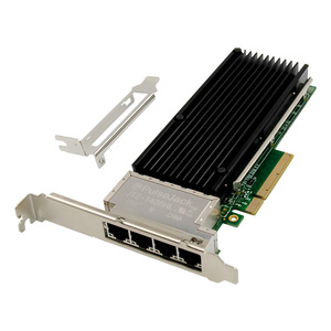 PCI-E Gigabit Netzwerk karte X710-DA4 4 Port Desktop Computer Server RJ45 Computer Soft Routing - Product Image 1