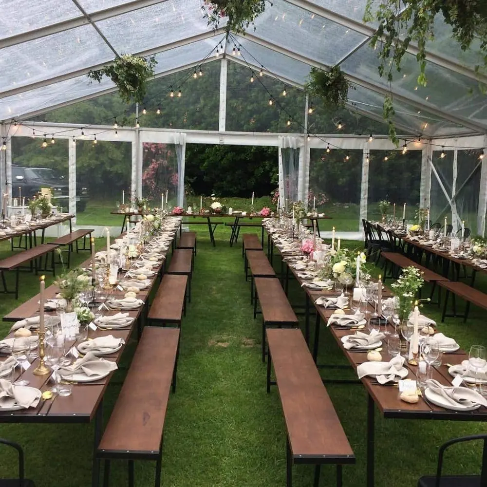 Romantic Transparent Marriage Party Tent For Outdoor Wedding