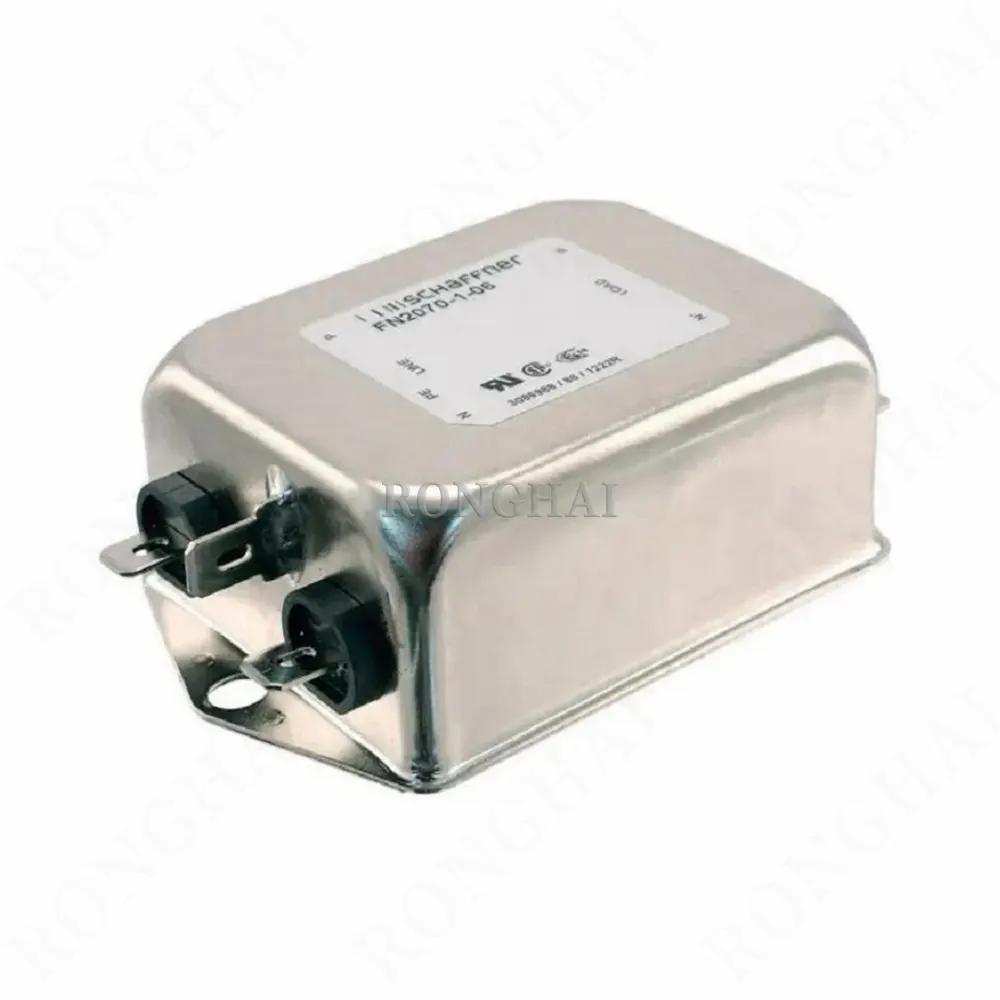 250VAC 4A Capacitor Tipo Slot Transistor Saída EMI Linha Filtro FN2030B-4-06