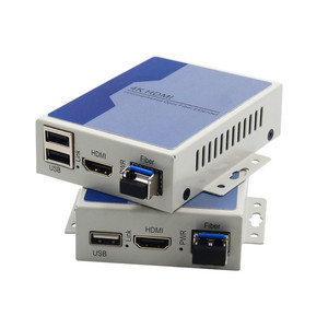 4K HDオーディオ/ビデオMIオーバーファイバーエクステンダー付き光トランシーバLC 2KMネットワーク範囲IP SDK TCP互換性 - Product Image 3