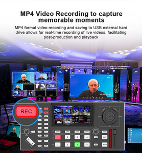 4D Keyboard Control Joystick PTZ NDI Camera Switcher for Live Streaming Video Conference System with Joystick Controller - Product Image 2