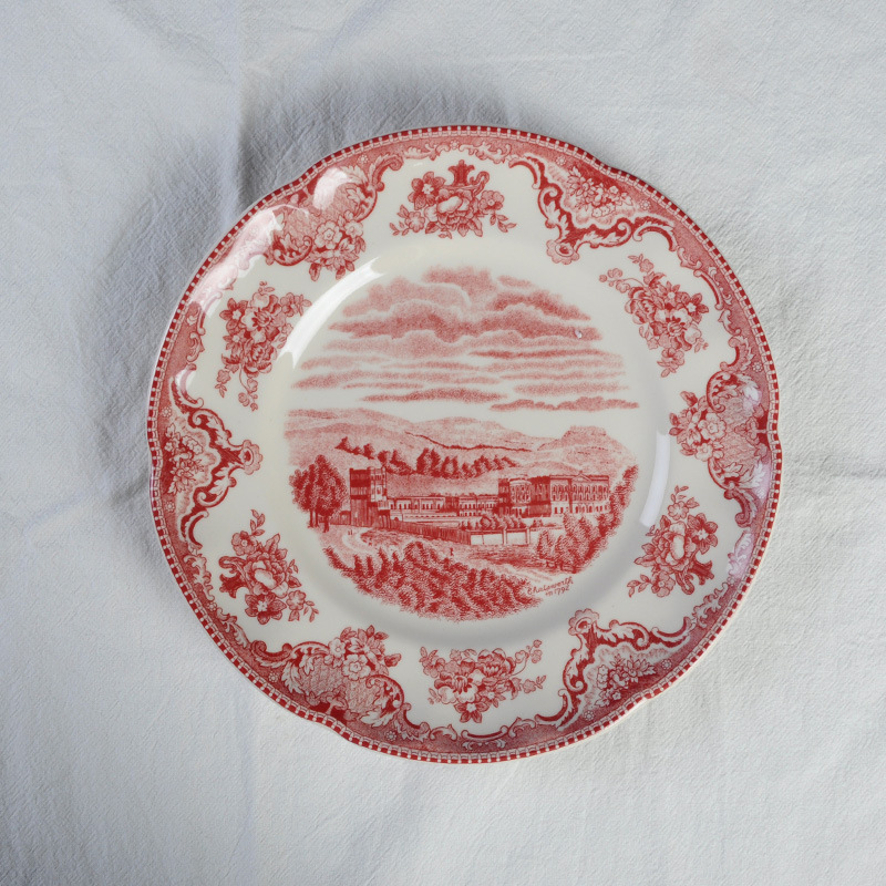 Assiette plate de 8 pouces