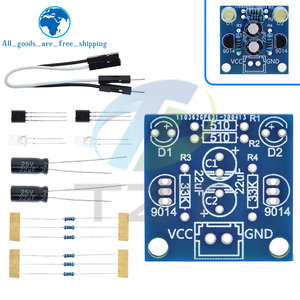 TZT MHT11 Einfache 5-mm-LED-Blitz-DIY-Kits DC 3V-14V Circuit Electronics Suite 1,6mm Teile für Arduino Blinkendes Blink kit - Product Image 5