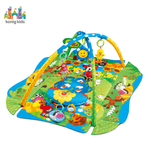 Konig çocuklar Tapetes De Juego bebek oyun matı oyun spor salonu ışıkları ve müzik ile bebek aktivite spor bebek oyuncakları oyun matı - Product Image 2