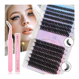 Bán Buôn Cá nhân 640Pcs 2025Mm Fluffy Lash Cụm Chồn Cuốn Sách Biểu Tượng Tùy Chỉnh DIY Lash Mở Rộng Kit Phân Khúc Cụm Lông Mi - Product Image 5