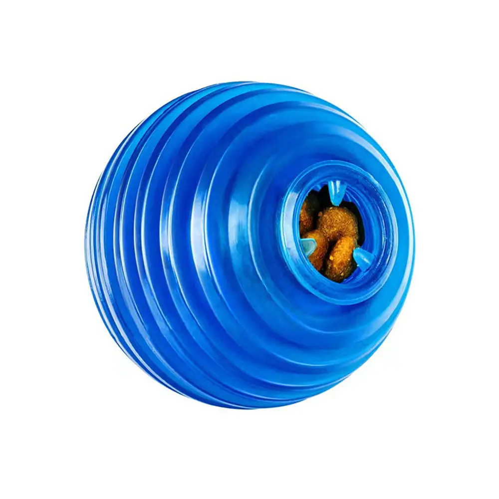 रबर पालतू चबाना गेंद खिलौने दांत की सफाई गेंदों टिकाऊ कुत्ते का इलाज गेंद