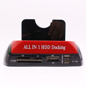 All in 1 HDD Docking Station Card Reader HUB <strong>USB</strong> 2.0 <strong>2.5</strong>&quot; <strong>3.5</strong>&quot; <strong>IDE</strong> <strong>SATA</strong> External 4TB Hard Disk Drive Box All in 1 HDD Docking - Product Image 1
