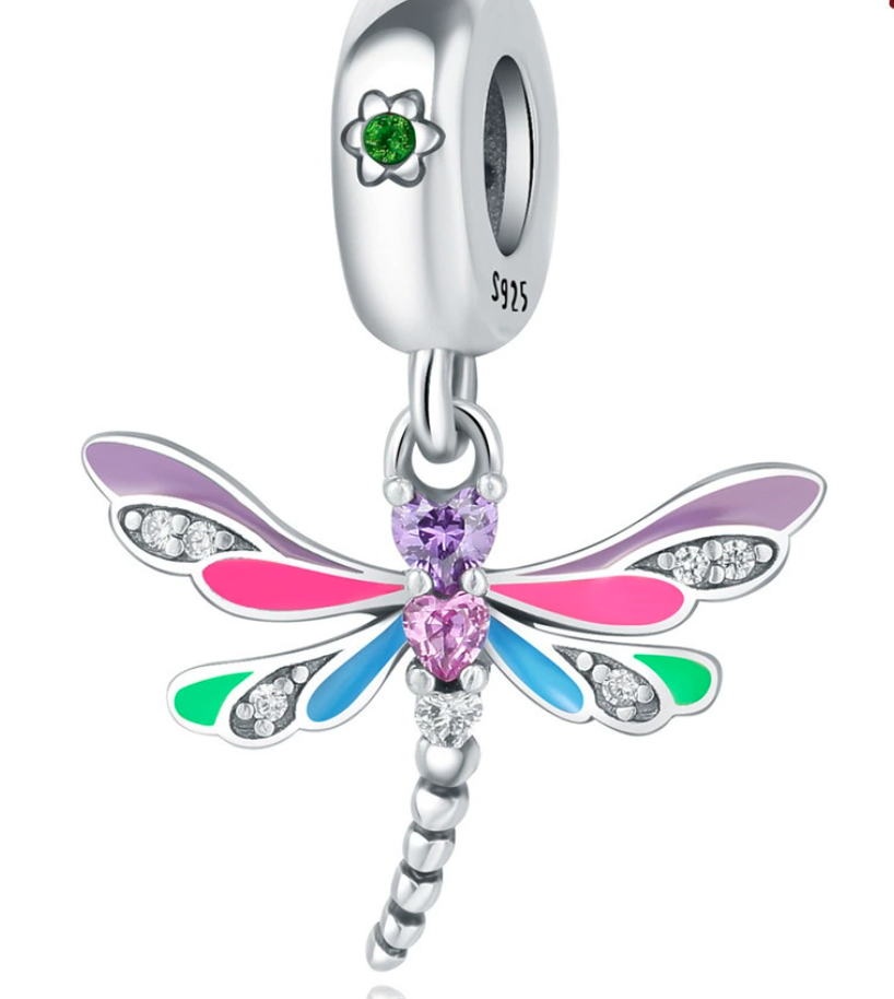 Pendentif libellule époxy 0041