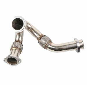 Turbocharger up Pipe Set Y-Pipe <strong>Header</strong> for 03-07 Ford 6.0L Power Stroke Diesel - Product Image 3