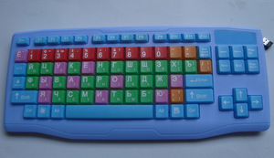 Nuova tastiera colorata impermeabile popolare con grande lettera grande stampa tastiera del Computer supporta più versioni linguistiche - Product Image 3