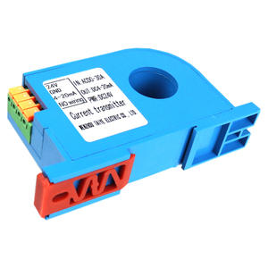 Input 0-10V <strong>4</strong>-<strong>20mA</strong> <strong>Output</strong> <strong>Transducer</strong> Converter DC24V Power 22mm Perforated Current Transmitter - Product Image 1