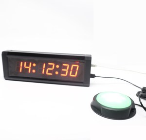 Es 1.5 portatile "Display digitale count Clock cablato pulsante di controllo Mini LED conto alla rovescia con promemoria vocale remoto - Product Image 1
