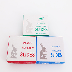 Toboganes desechables para microscopio, consumibles de laboratorio, bordes de suelo esmerilados, 7101, 7105 - Product Image 1