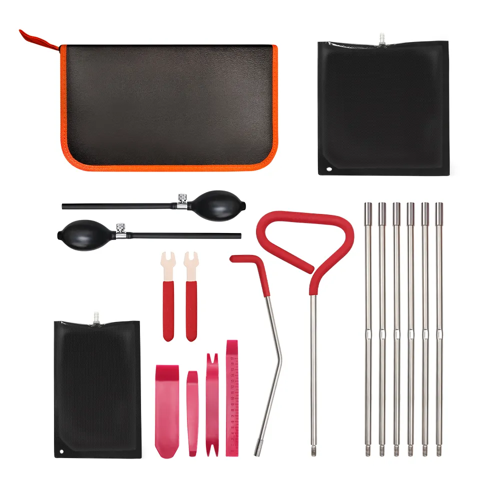 Neue Kfz-Autotür-Entriegelung öffner Werkzeuge Lockout Kit Lock Pick Set mit Air Wedge Roadside Emergency Kit Schlosser zubehör