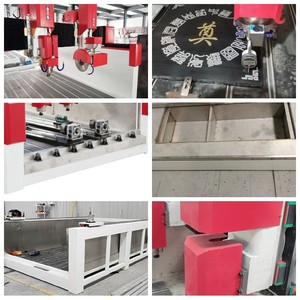 廉价1325数控4轴桥锯数控路由器3D石材切割花岗岩雕刻机 - Product Image 6