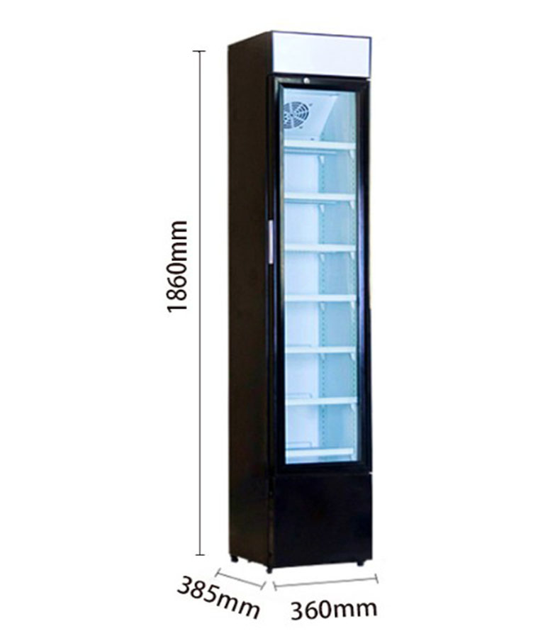 Supermarket glass door beverage Cabinets Commercial Refrigerator beer cooler upright used display refrigerator