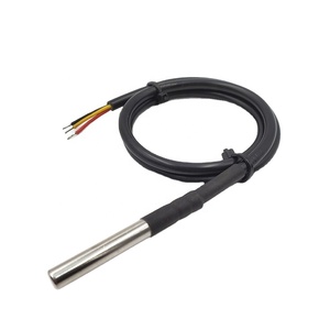 GAIMC GTS200 Alta Qualidade <span class=keywords><strong>DS18b20</strong></span> Temperatura Linha Inoxidável À Prova D' Água Sonda 2m Cabo Temperatura <span class=keywords><strong>Sensor</strong></span> 18B20