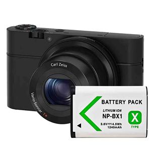 Lityum iyon lityum polimer piller Sony NP-BX1 1240 4.5 DSC-RX100 DSC-WX500 kamera pil için DSC-HX400 mAh ZV-1 V - Product Image 1