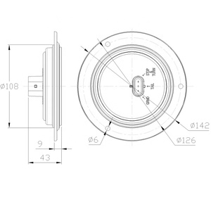 12V 24V 10-30V 4 inç yuvarlak 28 diyot kırmızı flanş dönüş sinyali gösterge ışıkları ile römork kamyon otobüs dalgıç için ok - Product Image 6