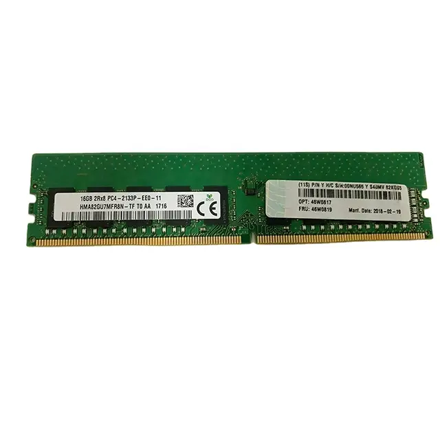 Para memoria RAM de alta calidad para servidor 16GB usado 16GB DDR4 2133 REG ECC memoria de servidor Lenovo