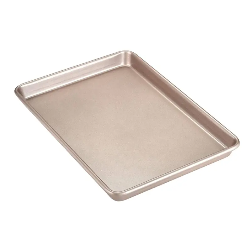 Prezzo di fabbrica su ordinazione in metallo forno vassoio commerciale piatto di cottura foglio di alluminio torta vassoio/teglia per forno