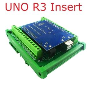Arduino UNO R3 Shield DIN C32 Rail Módulo Pinboard