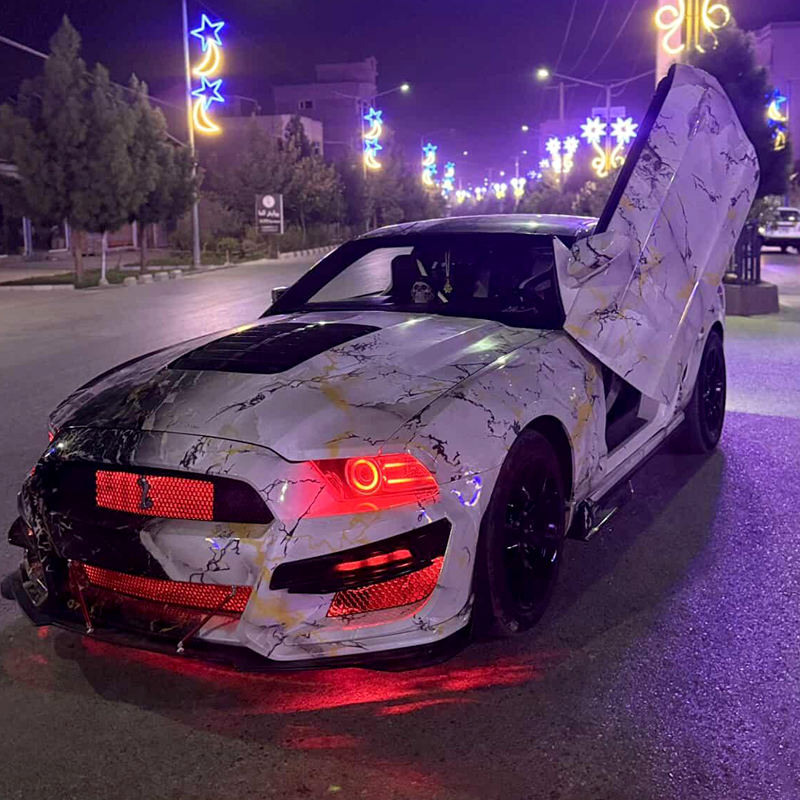 ฟิล์มสติกเกอร์ลายหินอ่อนสำหรับรถยนต์