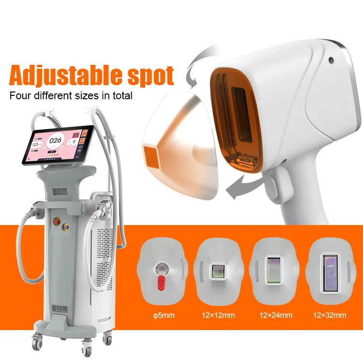 TEC Cooling System High Power Laser Therapy Big Spot 808nm Diode Laser Hair Removal Machine